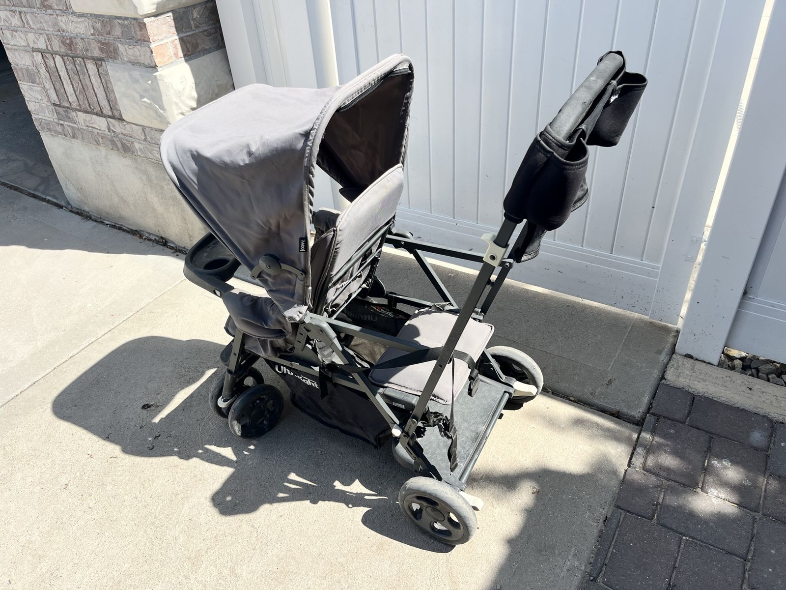 Baby Trend Sit N Stand Double Stroller - Gray/Black