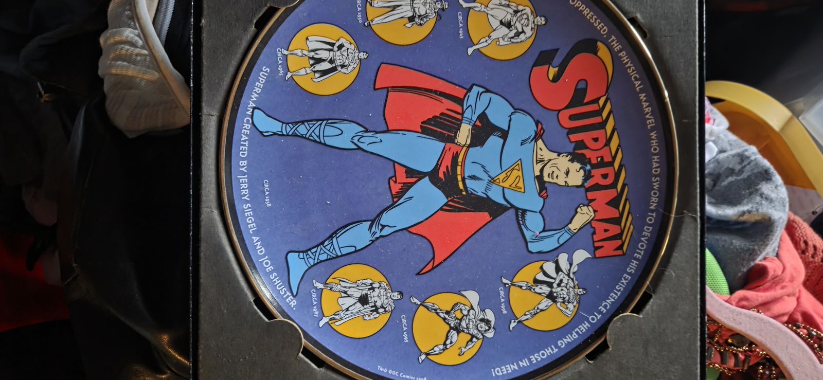 Superman collectors plate