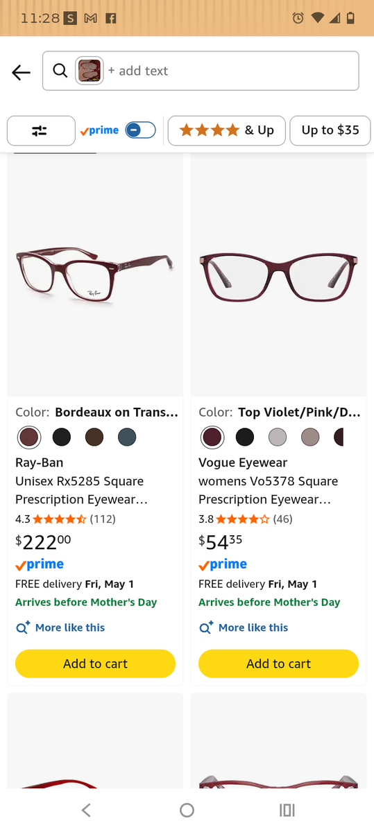 RAY-BAN prescription sunglasses