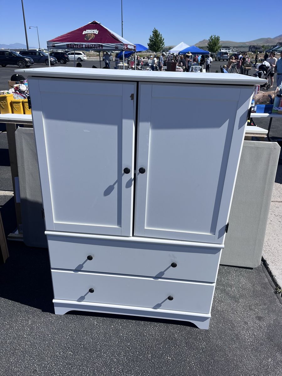 White cabinet for bedroom