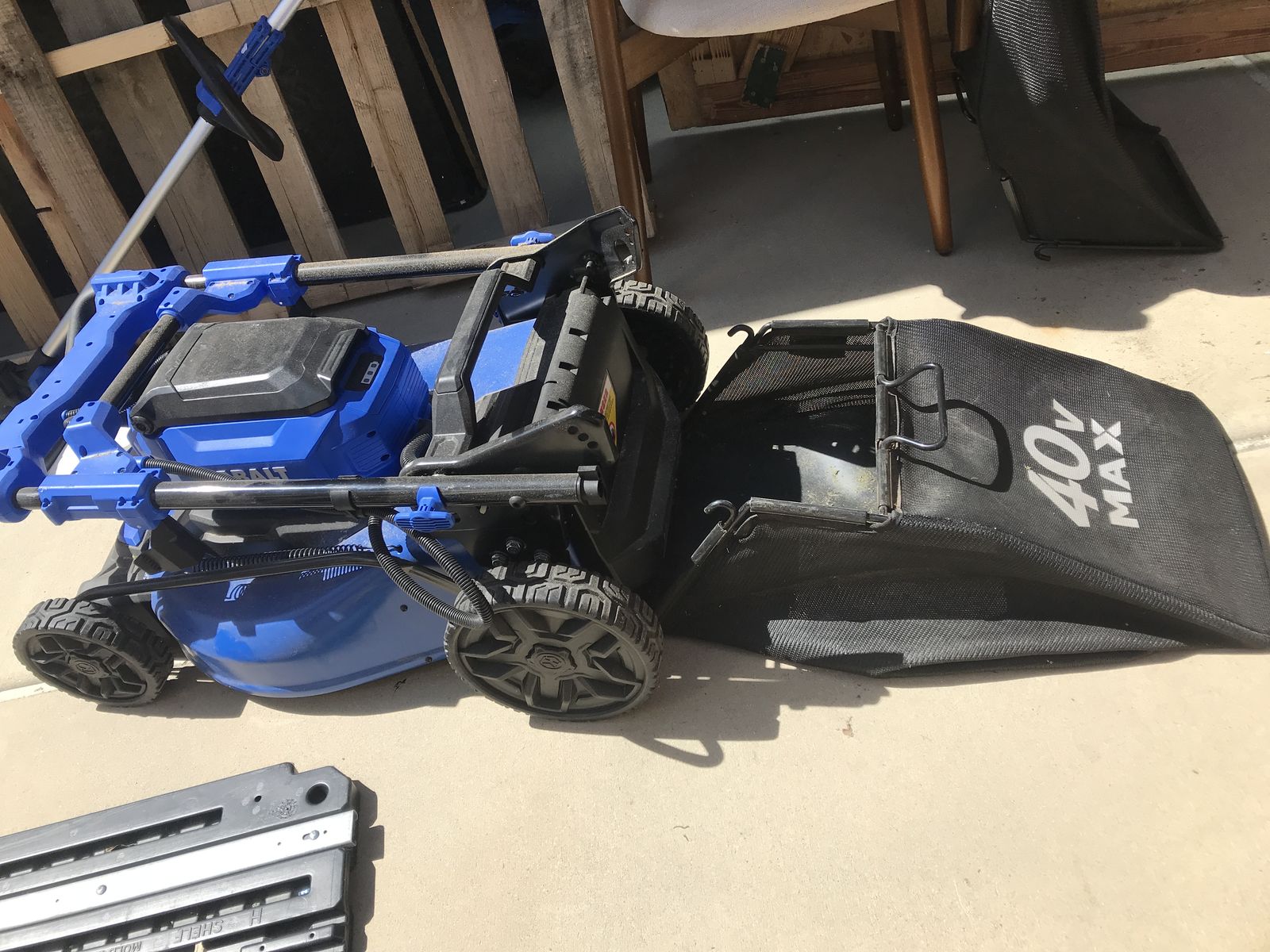 kobalt 40 Volt brushless lawn mower works great