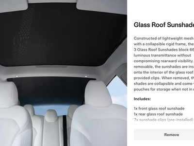 Tesla Model 3 (2024-2026) Glass Roof Sunshades