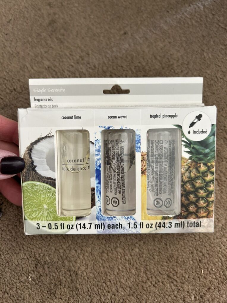 Simple Serenity 3 Pack Essential Oils Dropper