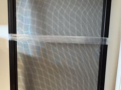 Brand new( 2) AMSCO Custom Deluxe Patio Screen Door Replacement Black