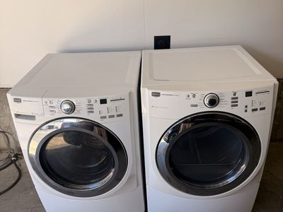 Maytag 9000 Series Front Load Washer and Electric Dryer Set