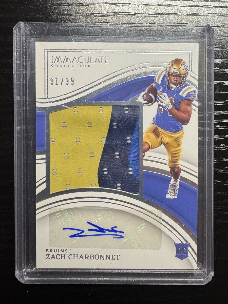 Seattle Seahawks Zach Charbonnet Autographed Card