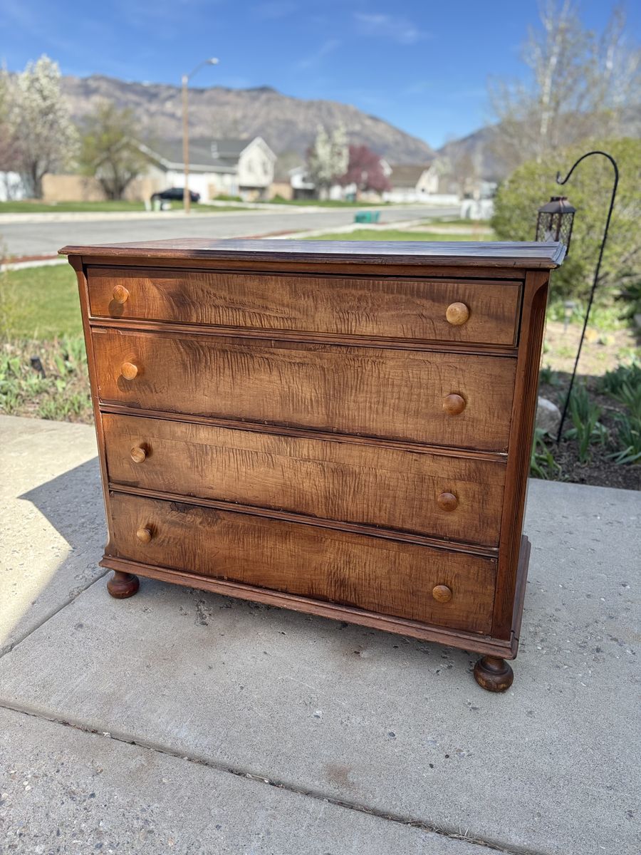Beautiful Antique Walnut Dresser