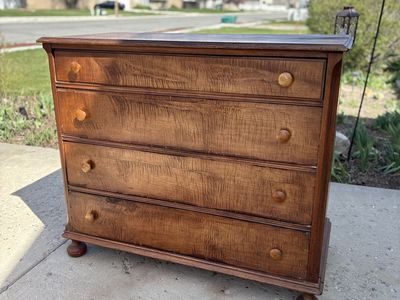 Beautiful Antique Walnut Dresser