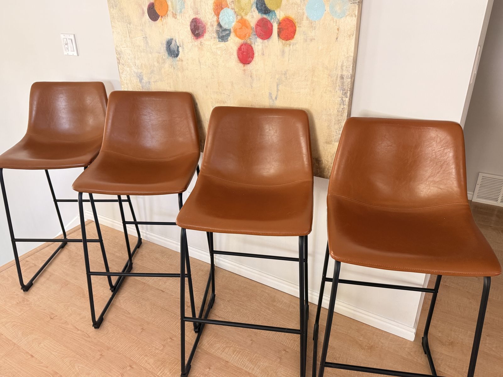 Four Counter Height Bar Stools in Excellent condition!