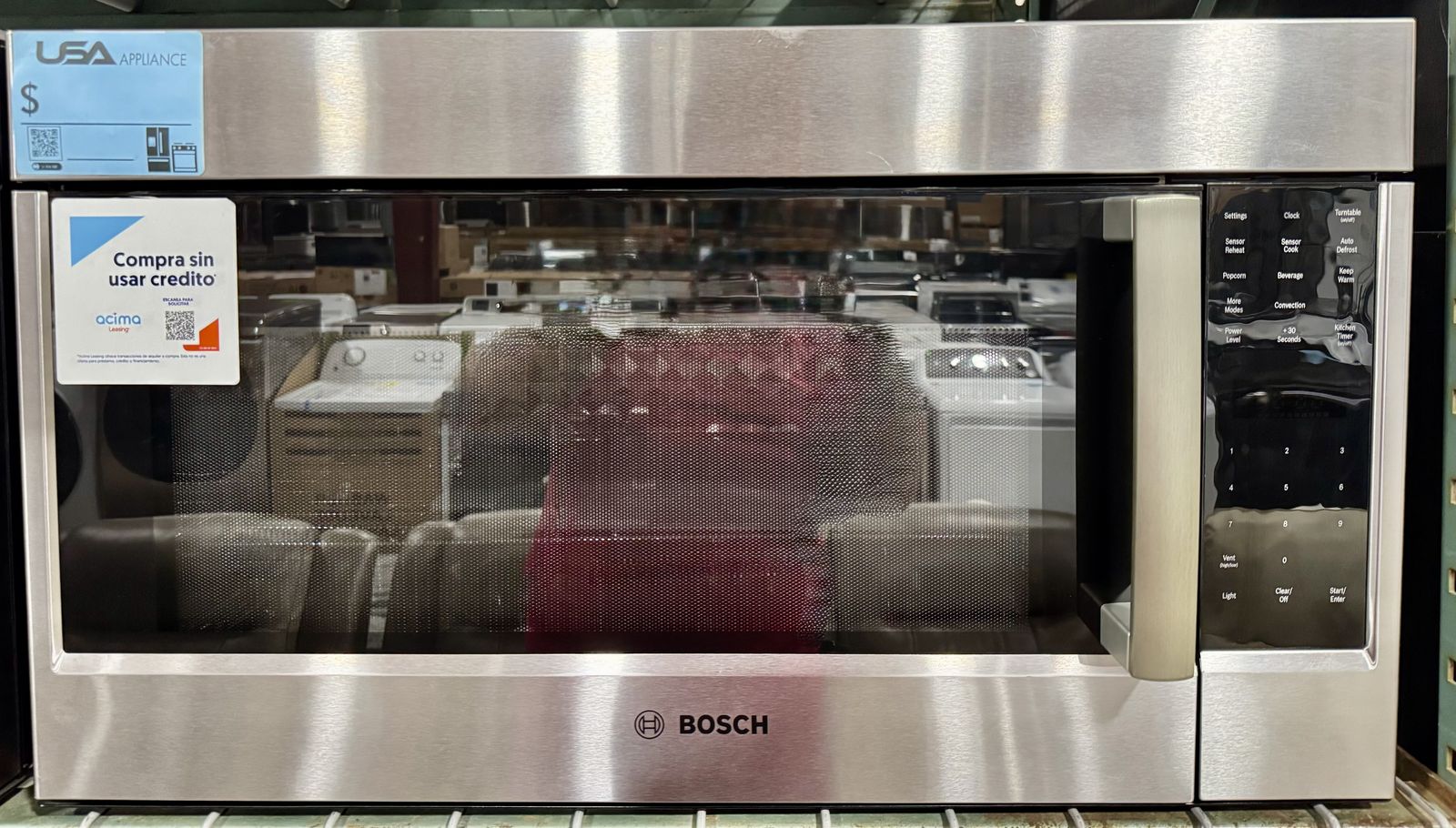BOSCH 800 SERIES OVER THE RANGE MICROWAVE
