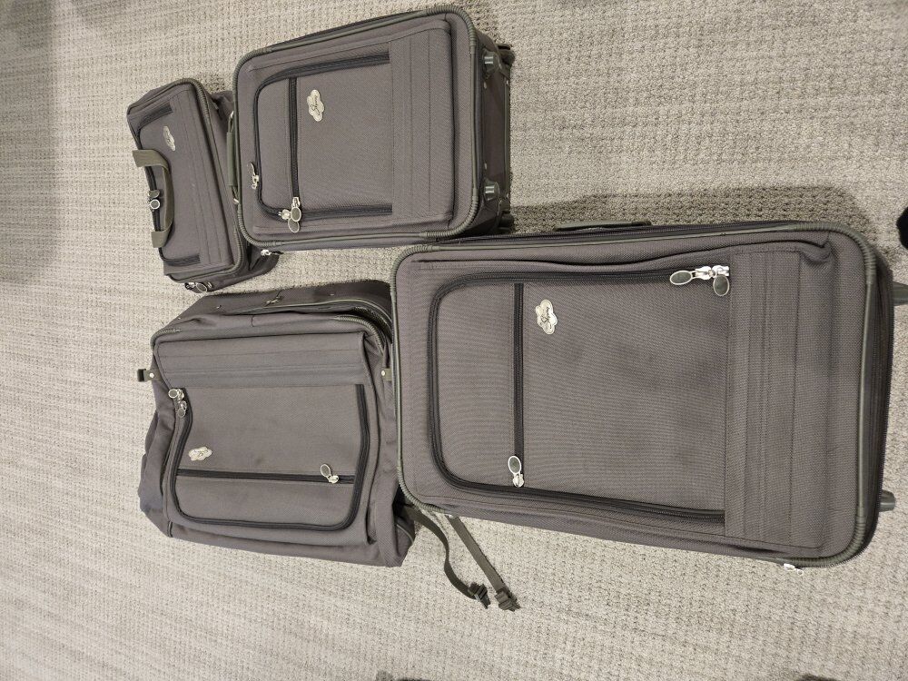 luggage, carry on, garment bag, all sizes