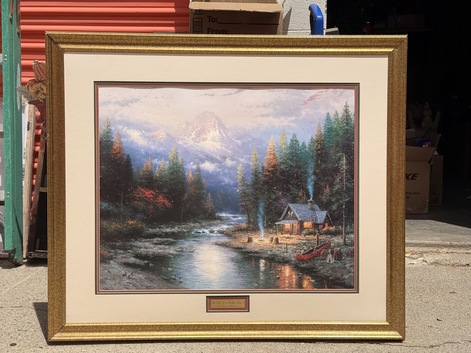 Thomas Kinkade Offset Lithograph of The End of a Perfect Day 2 /2750