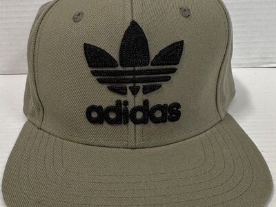 Adidas Green Trefoil Chain Flat Brim Snapback