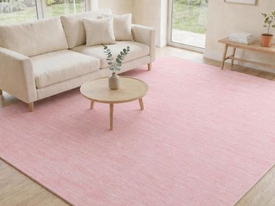NEW 8x10 Modern Abstract Area Rug Stain Resistant Large Bedroom Rug Contemporary Pink