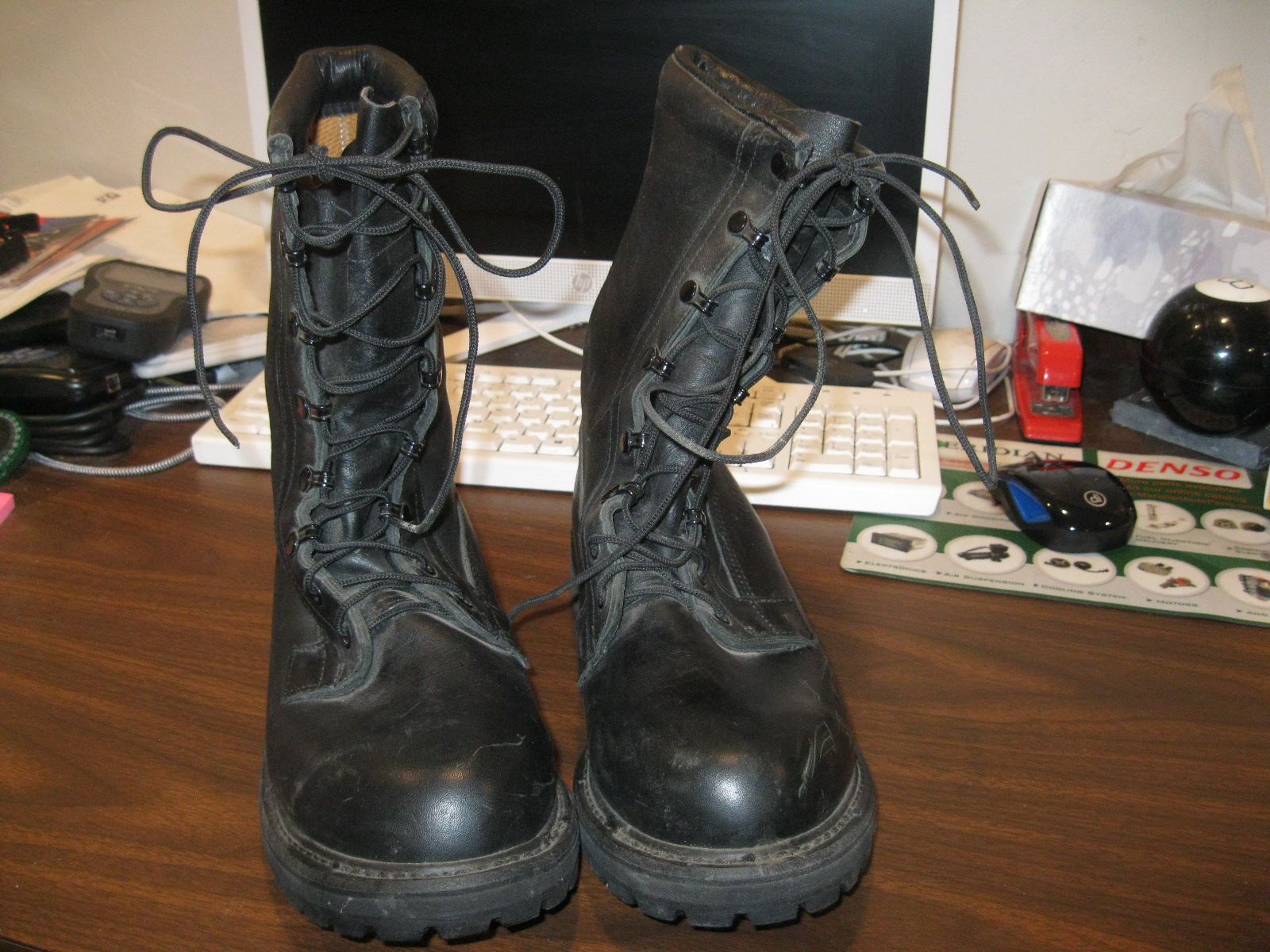 Black Belleville Combat Boots