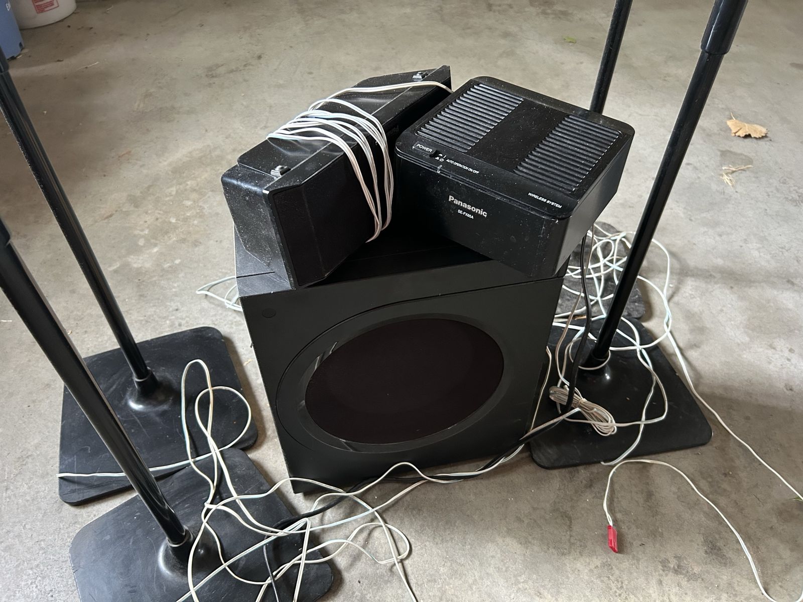 Panasonic sound system speakers