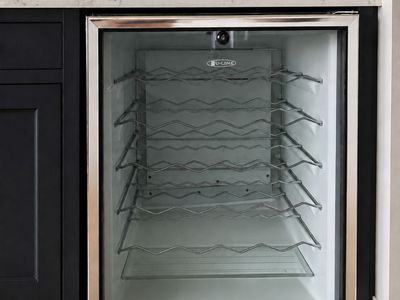 U-Line Wine Captain 60-Bottle Built-In Wine Cooler – Stainless Glass Door