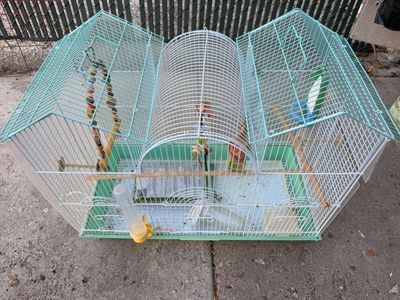 Upgraded birdcage for sale..