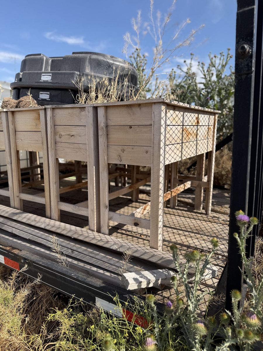 Wooden Raised Garden Beds - Unfinished Wood for Outdoor Planting