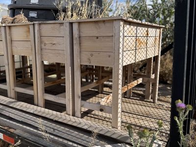 Wooden Raised Garden Beds - Unfinished Wood for Outdoor Planting