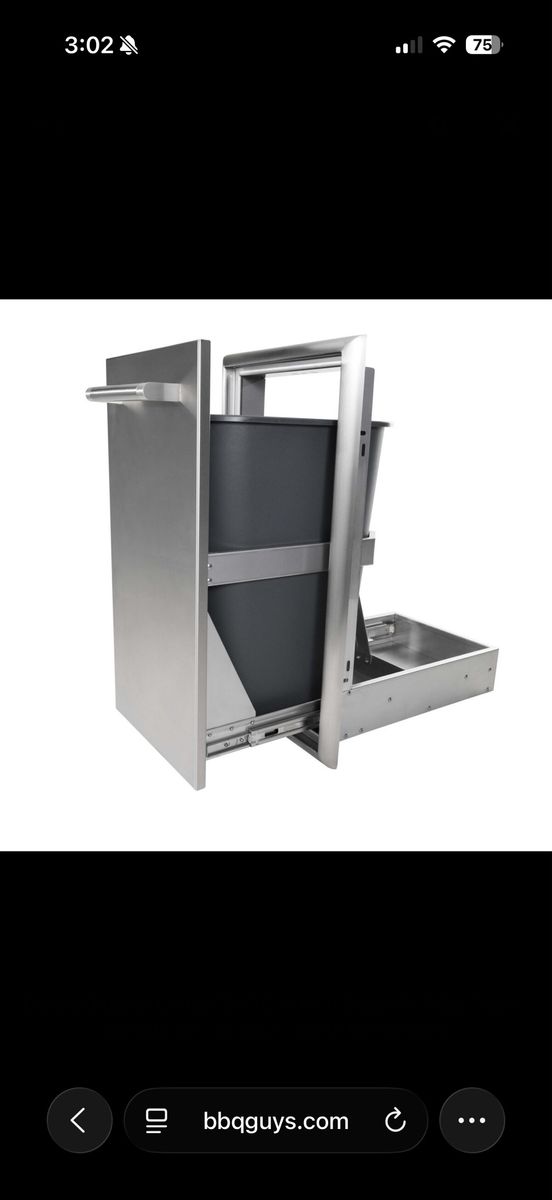 Coyote Single Garabage Can Pull Out