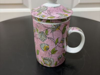 Tea For One W/ Tea Leave Container