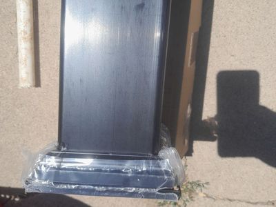 3 foot black rail post 4 X 4