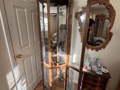 Wood Glass Display Cabinet