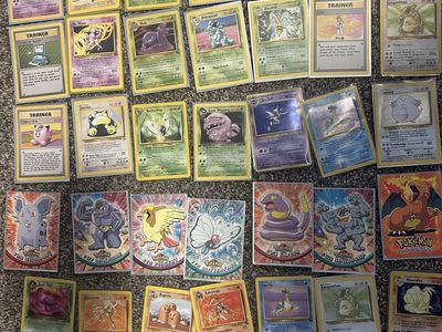 Pokemon rares base, jungle, fossil, legenday
