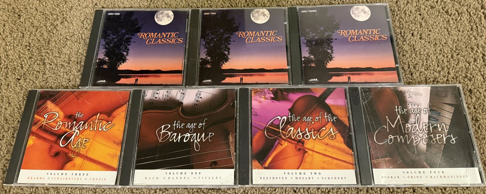 Romantic & Classical Masterpieces CD Bundle – Timeless Orchestral Favorites (7 CDs)