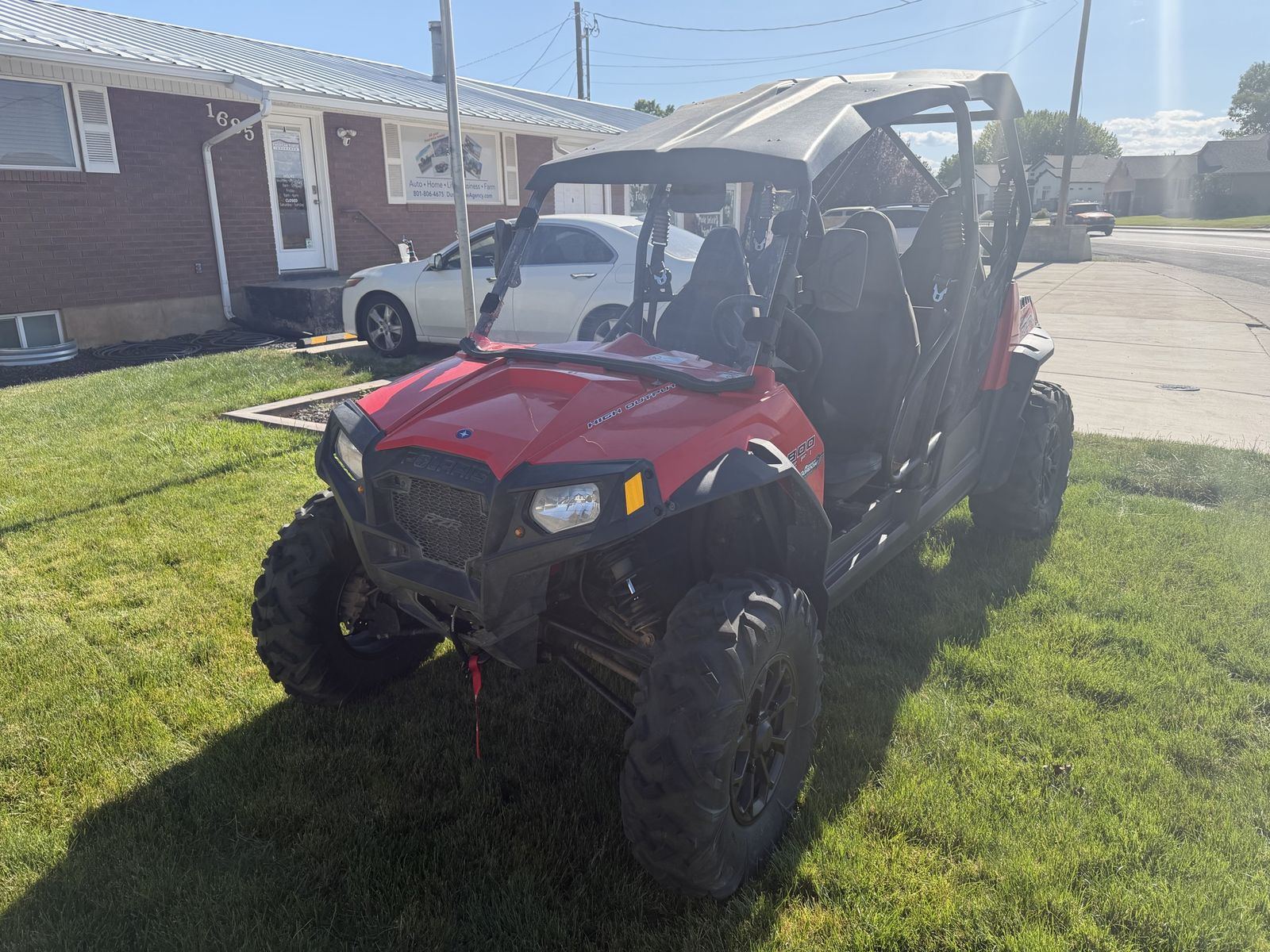2012 RZR 4 800 HO Robby Gordon, Street legal low miles.