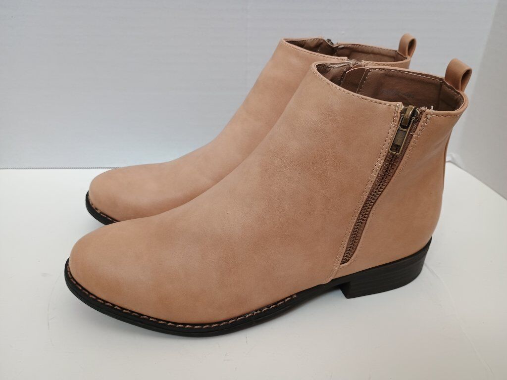 New tan ankle boots