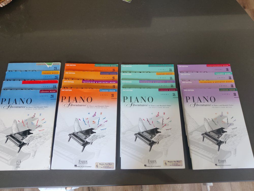 Faber Piano Adventures: The Basic Piano Method - Levels 2A, 2B, 3A, 3B (Lesson, Theory, Performance, Technique & Artistr