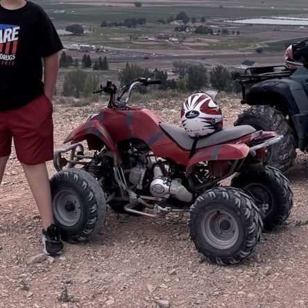 Red Youth ATV Quad - Used Off-Road Vehicle