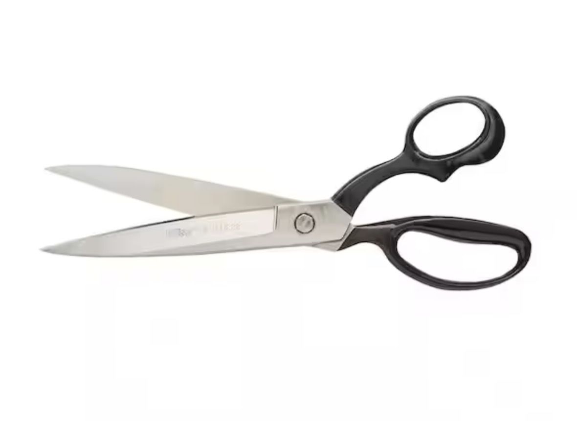 Crescent Wiss 12-1/2 in. Inlaid Heavy Duty Industrial Upholstery, Carpet and Fabric Shears