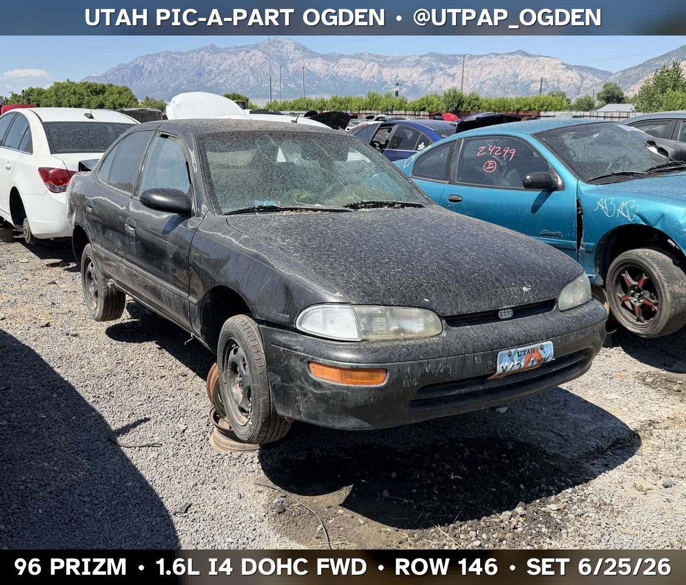 1996 Geo Prizm Parts - UTPAP Ogden