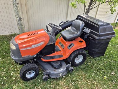 Husqvarna Riding Mower with bags