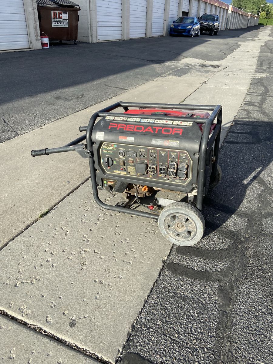 Predator 13000W Peak / 10000W Running Tri Fuel Generator - Portable Electric Start
