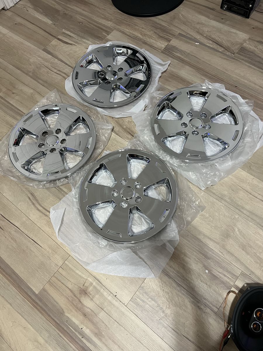 4 new Chrome Wheel Skins 2006-2012 Chevy Impala