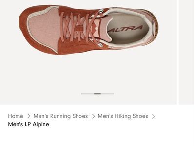 ALTRA Men's Lone Peak Alpine Trail Running Shoe