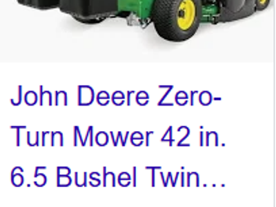 Zero-Turn Mower 42 in. 6.5 Bushel Twin Bagger