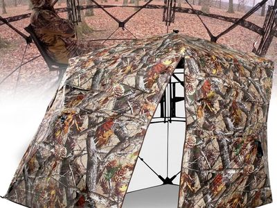 See-Through Hunting Blind with Chair
