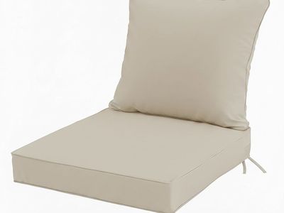 NEW 24x24 Inch Outdoor Chair Cushion with Removable Cover