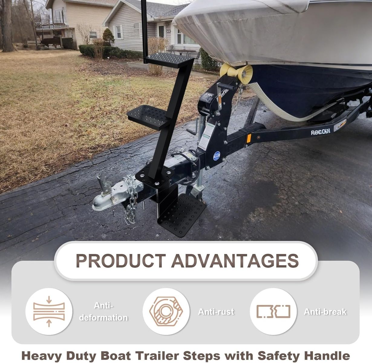 Boat Trailer Tongue Steps