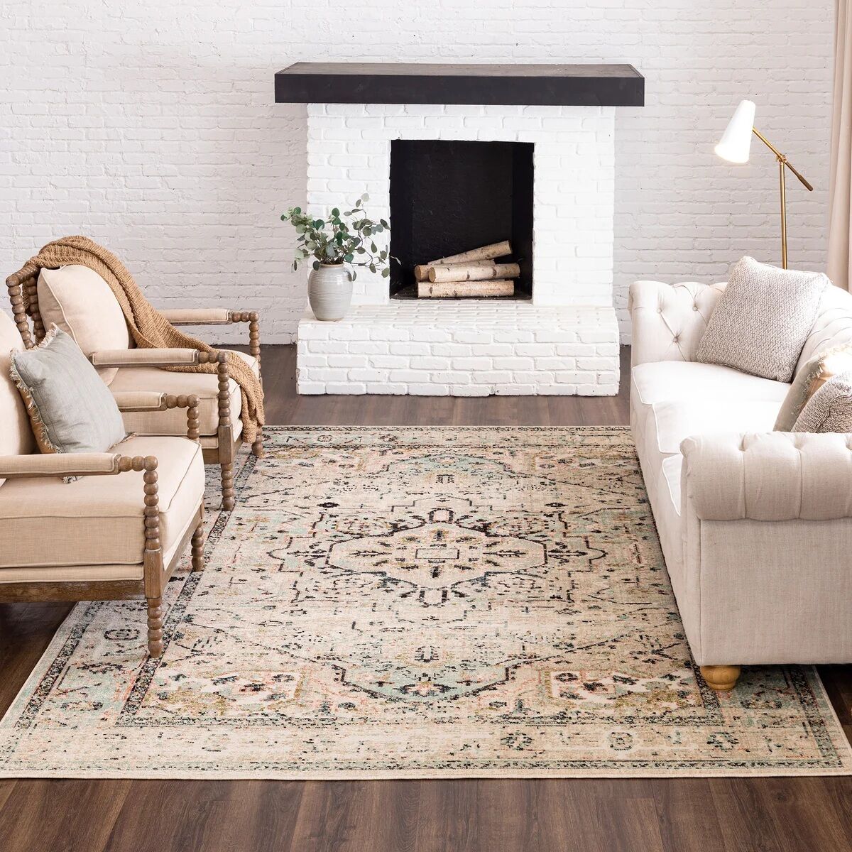 Mohawk Home Vintage Inspired Cavendish Area Rug, 7 '10" x 10' 1843352 #103140