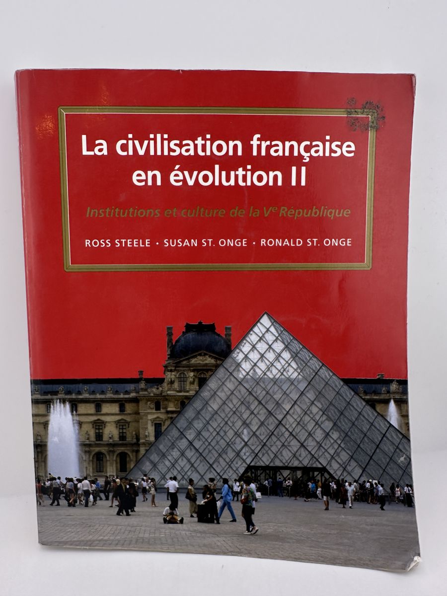 La Civilisation Française en Évolution II Steele French Textbook 1997 PB