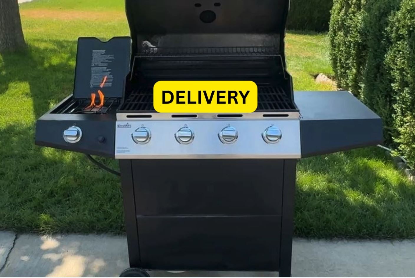 DELIVERY - WORKING/CLEANED 5 Burner CharBroil BBQ Grill