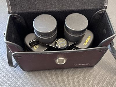 Vintage Minolta Standard Mark II 7x35 Binoculars with Case - Japan Optics 1181305