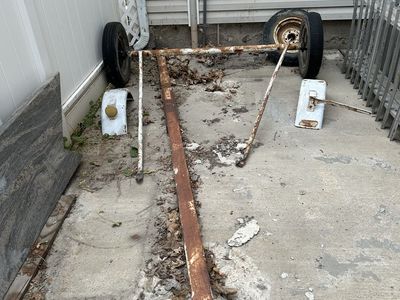 Boat Trailer Axle and Frame