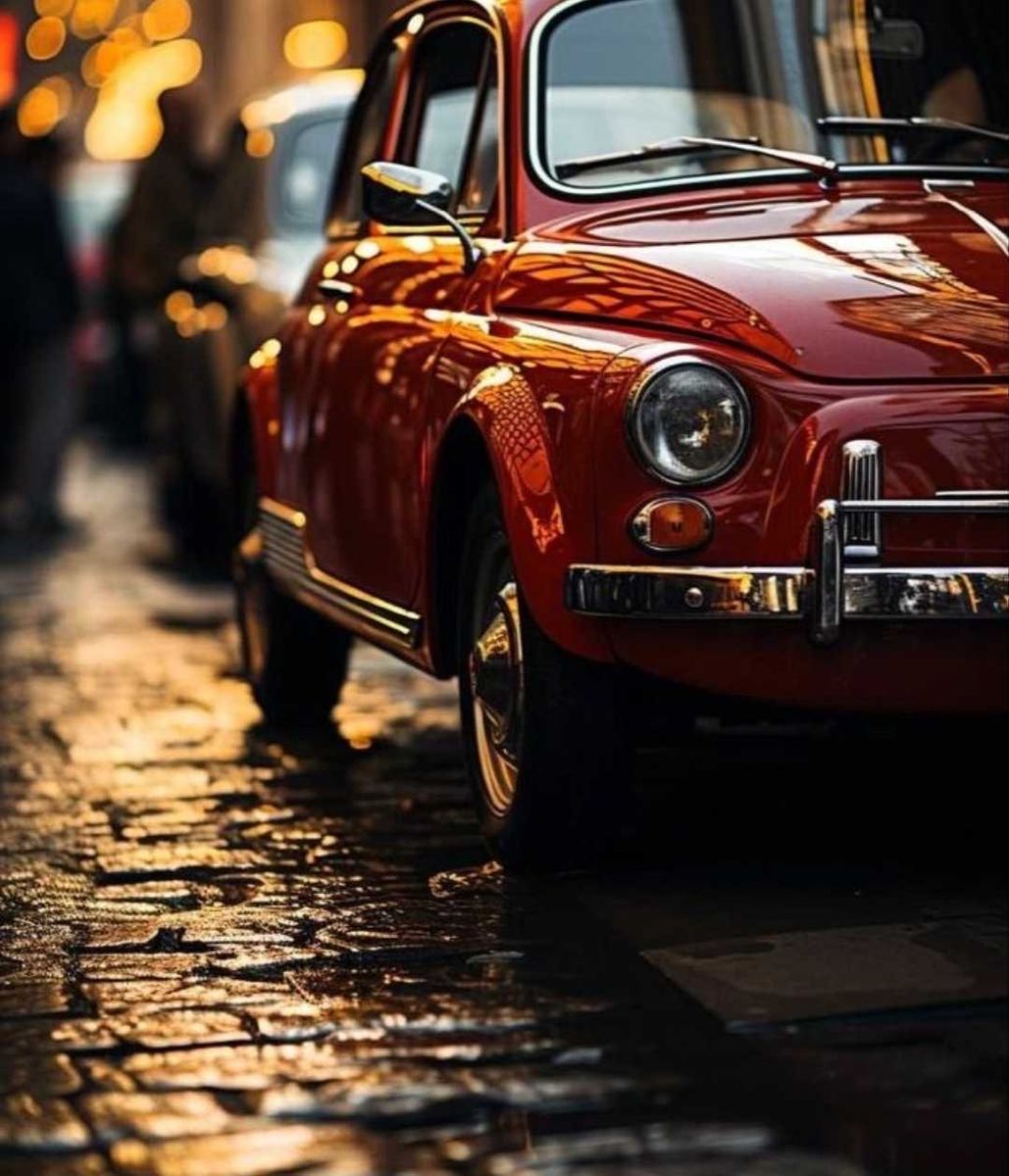 Classic Red Car (Unknown Make/Model)